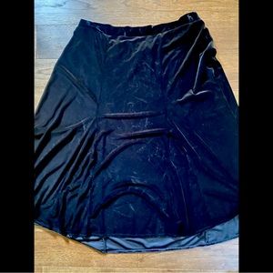 Vintage Studio 1940 Black Velvet Circle Skirt